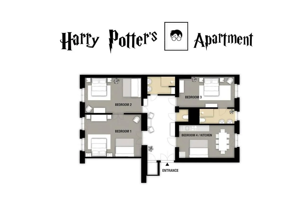 Harry Potter'S Apartment In Prague Center